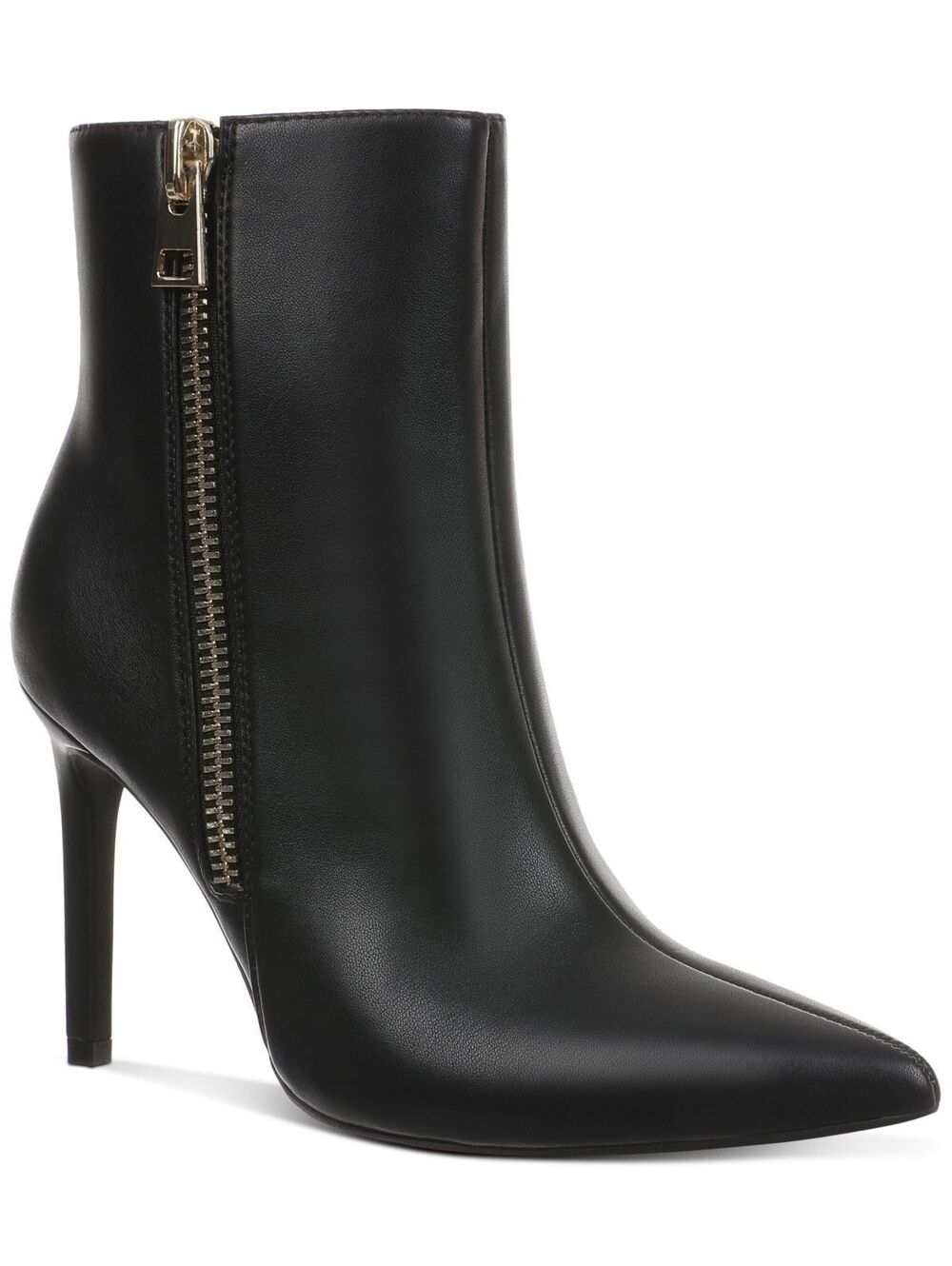 I.N.C-International Concepts Women's Sarishaa Zip Booties - Black Sz-9